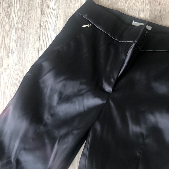 Satin black skinny trousers - Picture 2 of 3